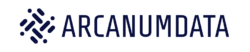 arcanumdata logo alargado transparente